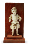 AN INDO-PORTOGUESE IVORY CARVING OF INFANT JESUS AS KRISHNA, GOA, 17TH-18TH CENTURY