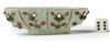 AN OVAL SHAPED INLAID JADE BOWL, MUGHAL, 19TH CENTURY