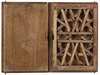 A PAIR OF IVORY BONE INLAID MAMLUK WOOD DOOR PANELS, EGYPT OR SYRIA, 14TH-15TH CENTURY