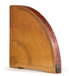 AN OTTOMAN WOODEN ASTROLABE QUADRANT, SIGNED OSMAN NURI, TURKEY, DATED 11 SAFAR 1281 AH /16 JULY 1864 AD