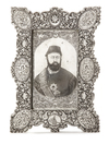 WORK ON STEEL, A PORTRAIT DEPICTING SULTAN ABDUL-AZIZ, OTTOMAN, TURKEY,  1865