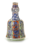 A LATER-ENAMELLED CHINESE BLUE AND WHITE HOOKAH BASE, CHINA, KANGXI PERIOD (1662-1722)