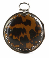 A FINE SILVER AND TORTOISESHELL TRIPPLE CASE TURKISH MARKET POCKET WATCH - EDWARD PRIOR, LONDON, 19TH CENTURY