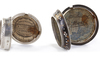 A FINE SILVER AND TORTOISESHELL TRIPPLE CASE TURKISH MARKET POCKET WATCH - EDWARD PRIOR, LONDON, 19TH CENTURY