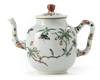 A CHINESE FAMILLE VERTE TEAPOT