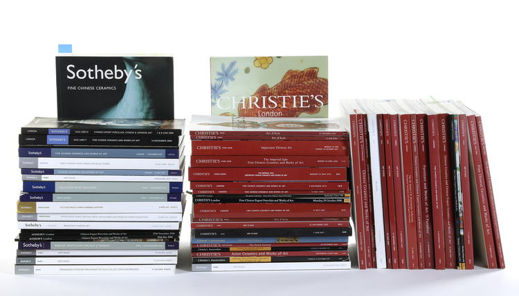 SIXTY-EIGHT ASIAN ART CATALOGUES; SOTHEBY'S & CHRISTIES