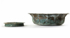 A PERSIAN BRONZE BOWL AND A SMALL BRONZE TRAY, KHORASSAN, 12TH-13TH CENTURY