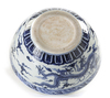 A CHINESE BLUE AND WHITE 'DRAGON' BOWL, CHINA, QING DYNASTY (1644-1911)