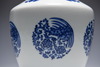 A CHINESE BLUE AND WHITE PHOENIX VASE, CHINA, 19TH-20TH CENTURY