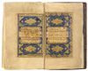 A LARGE TIMURID QURAN BY ANU SHIRVAN BIN ABI SAE'D  PERSIA  DATED 948AH/1541AD