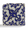 A 'DOME OF THE ROCK' POTTERY TILE, JERUSALEM, MID-16TH CENTURY