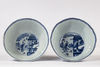 A PAIR OF CHINESE BLUE AND WHITE FOLIATE-RIMMED BOWLS, KANGXI PERIOD (1662-1772)