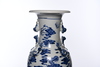 A PAIR OF LARGE CHINESE BLUE AND WHITE VASES