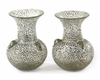 A PAIR OF GLASS LAMPS, SYRIA 19TH-20TH CENTURY