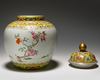 A CHINESE FAMILLE ROSE JAR AND COVER, CHINA, 19TH-20TH CENTURY