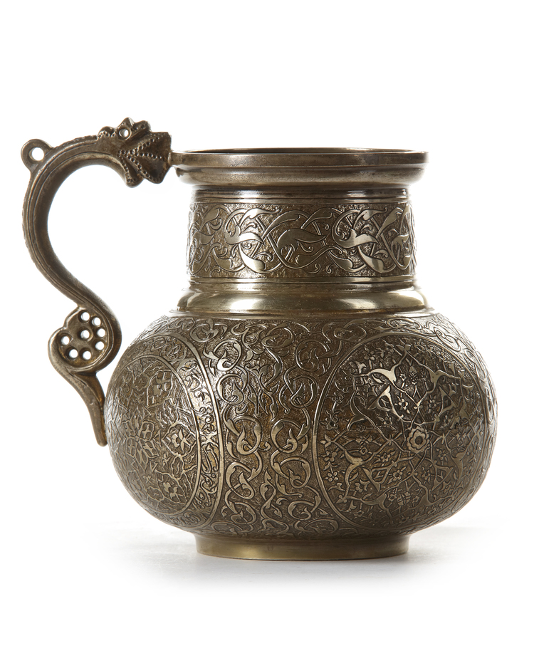 AN OTTOMAN SILVER-GILT JUG, TURKEY, 18TH-19TH CENTURY