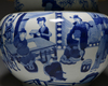 A CHINESE BLUE AND WHITE POT AND COVER, CHINA,19TH CENTURY