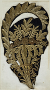 A PAIR OF OTTOMAN GILT EMBROIDERED KISWA PANELS, 19TH CENTURY