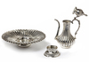 AN OTTOMAN SILVER EWER AND BASIN, TURKEY, 19TH CENTURY