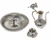 AN OTTOMAN SILVER EWER AND BASIN, TURKEY, 19TH CENTURY