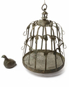 A SELJUK BRONZE BIRD CAGE, 13TH CENTURY