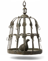 A SELJUK BRONZE BIRD CAGE, 13TH CENTURY