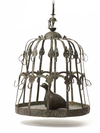 A SELJUK BRONZE BIRD CAGE, 13TH CENTURY