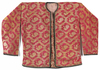 A PERSIAN RED WITH GILT QUILTED CHILDRENS WAISTCOAT, 19TH CENTURY