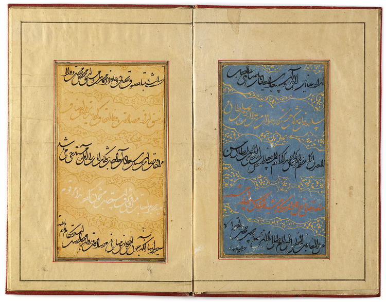 A MANUSCRIPT OF POETRY, SIGNED BY IKHTIYAR AL-MUNSHI, PERSIA, SAVAFID, DATED  975 AH/1567-68 AD