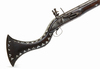 A MIQUELET LOCK LONG GUN,19TH CENTURY