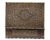 AN ANGLO-INDIAN BRASS-BOUND IVORY-INLAID TEAK WRITING BOX  HOSHIARPUR, LATE 19TH CENTURY