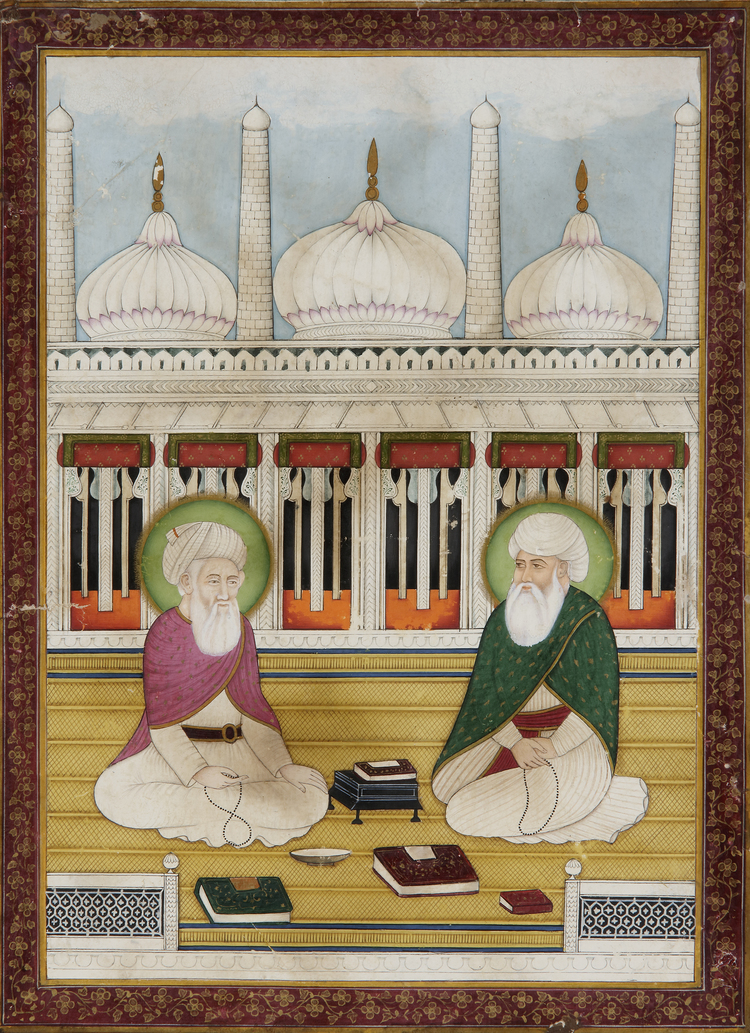 SHAYKH ABD AL-QADIR JILANI AND KHAWAJA MU'IN AL-DIN CHISHTI, 19TH CENTURY