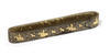 A GILT QAJAR BRONZE PEN CASE OR QALAMDAN, 19TH CENTURY