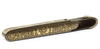 A GILT QAJAR BRONZE PEN CASE OR QALAMDAN, 19TH CENTURY