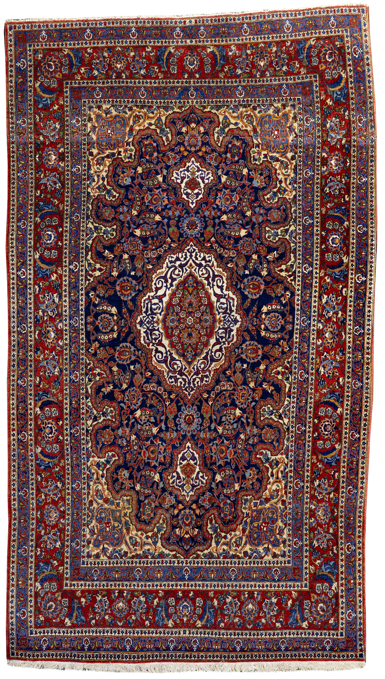 A PERSIAN ISFAHAN CARPET