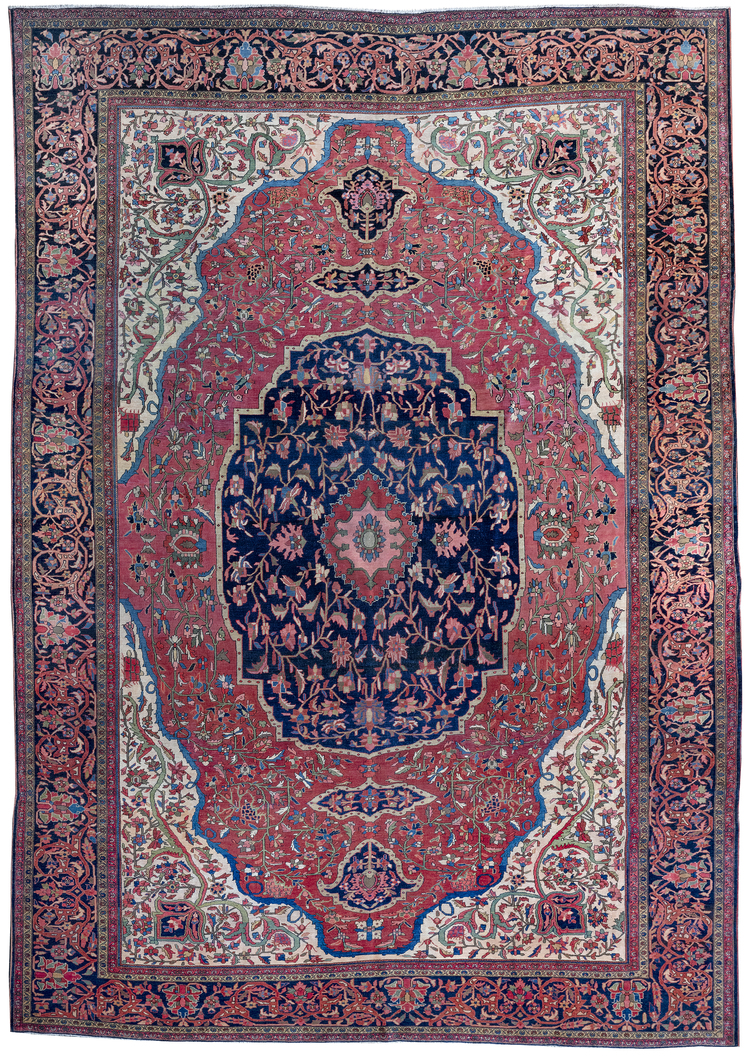 A PERSIAN SARUK FERAHAN RUG, CIRCA 1880