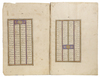 A SAFAVID DOUBLE-SIDED PAGES FROM THE SHAHNAMEH WITH CHAPTER HEADING, 16TH/17TH  CENTURY