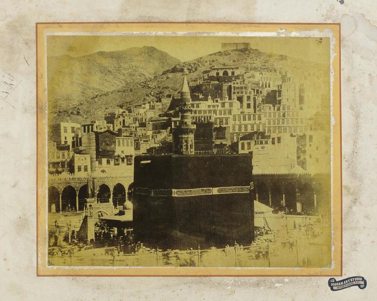 TWO EARLY PHOTOGRAPHS OF MECCA, 1880-1890