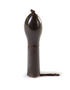 AN INDIAN MUGHAL HOOKAH MOUTHPIECE RED CHERRY AMBER, 17TH CENTURY
