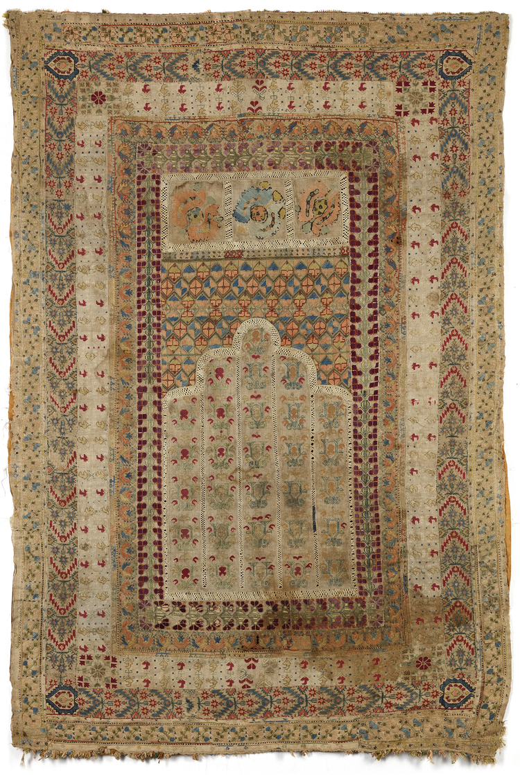 AN OTTOMAN PRAGER WALL HANGING, 18TH CENTURY