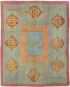 AN OTTOMAN EMBROIDERED HANGING PANEL, LATE 18TH CENTURY