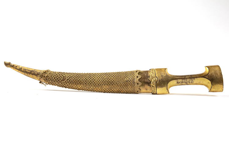 AN OTTOMAN (TOMBAK) DAGGER, (HANCER) TURKEY, 17TH-18TH CENTURY