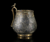 A VERY RARE AND IMPORTANT EARLY ISLAMIC PARCEL-GILT CUP