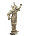 A LARGE CHINESE POTTERY GUARDIAN KING, EARLY TANG DYNASTY, MID 7TH CENTURY