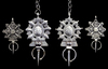 TWO PAIR OF SILVER FIBULA'S, MOROCCO AND ALGERIA, LATE 19TH-EARLY 20TH CENTURY