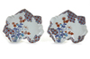 A PAIR OF JAPANESE DISHES IN THE SHAPE OF MAPLE LEAF, CIRCA 1800