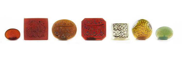 A GROUP OF ENGRAVED CARNELIAN SAFAVID AND QAJAR SEALS, IRAN, 18TH-19TH CENTURY