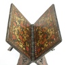 A LAQUER PAINTED QURAN STAND, KASHMIR, 19TH CENTURY
