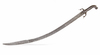 A CEREMONIAL SWORD WITH ARABIC INSCRIPTION ON THE BLADE, IRAN, QAJAR, 19TH CENTURY
