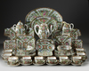 A CANTONESE PORCELAIN TABLEWARE SET, CHINA,  20TH CENTURY